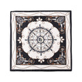 Anna-Kaci Women's Nautical Print Square Scarf with Soft Silky Fabric Lightweight Accessory for Neck Hair and Bag Styling