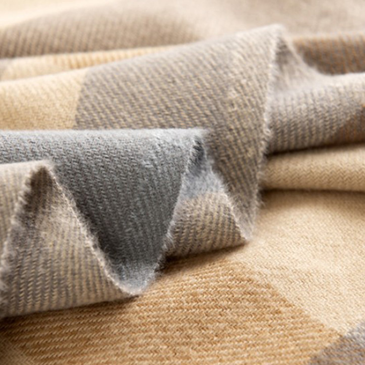 Anna-Kaci Women's Classic Oversized Plaid Scarf with Tassel Trim Wrap Warm Shawl - 71IN¡Á27IN