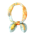 Anna-Kaci Women's Satin Square Scarf with Vibrant Artistic Prints and Versatile Styling - 27.5IN¡Á27.5IN