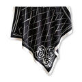 Anna-Kaci Oversized Square Scarf Geometric Line Floral Border Lightweight Versatile Fashion Accessory