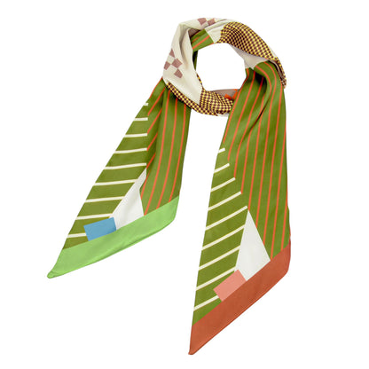 Anna-Kaci Elegant Versatile Satin Ribbon Scarf for Neck Hair and Handbag Decoration - 57IN¡Á5IN