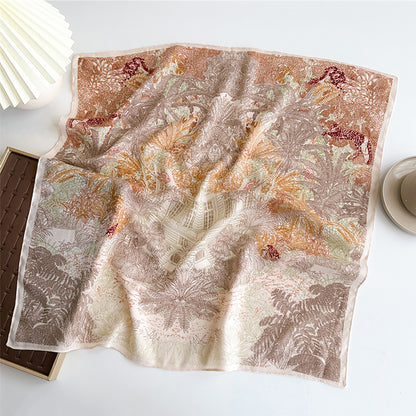 Anna-Kaci Women's Vintage Landscape Print Square Scarf 26.7¡Á26.7 Inches