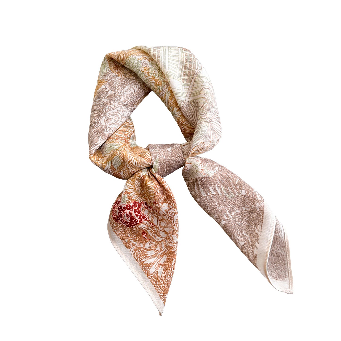 Anna-Kaci Women's Vintage Landscape Print Square Scarf 26.7¡Á26.7 Inches