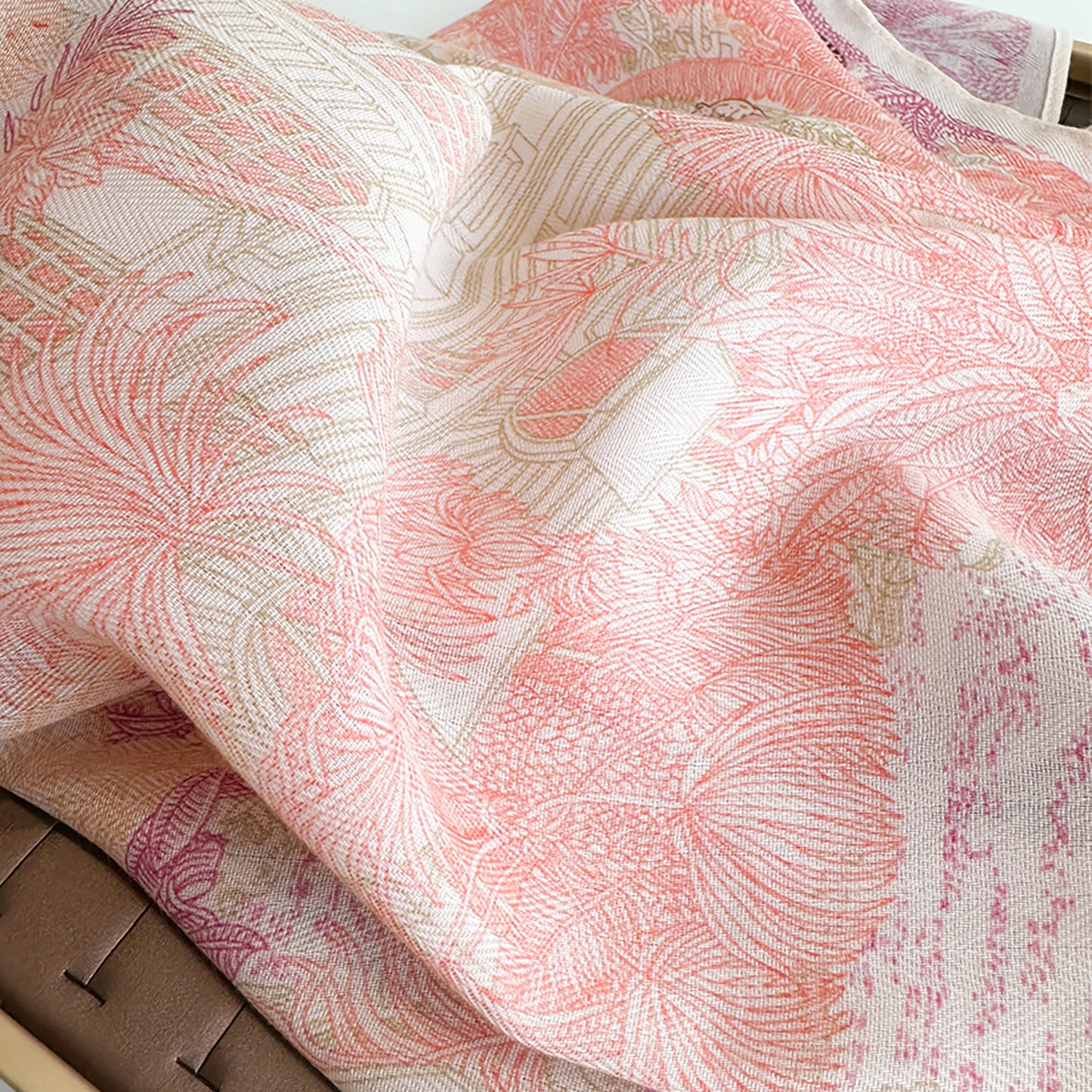 Anna-Kaci Women's Vintage Landscape Print Square Scarf 26.7¡Á26.7 Inches