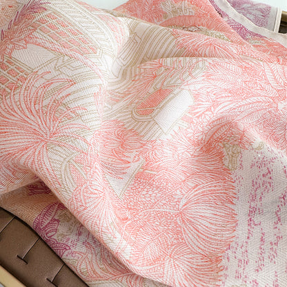 Anna-Kaci Women's Vintage Landscape Print Square Scarf 26.7¡Á26.7 Inches