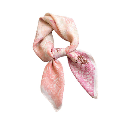 Anna-Kaci Women's Vintage Landscape Print Square Scarf 26.7¡Á26.7 Inches