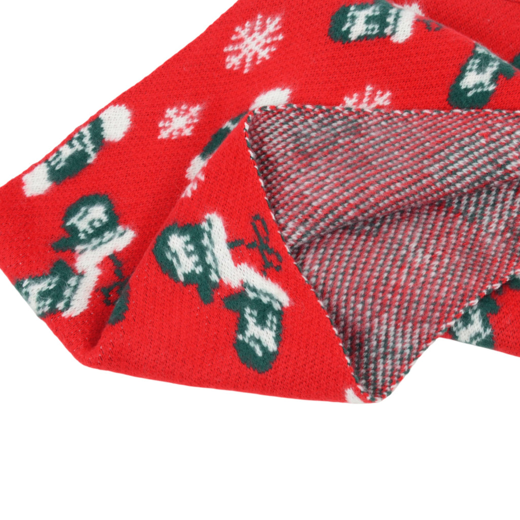 Anna-Kaci Women's Knitted Winter Scarf with Reindeer and Snowflake Holiday Pattern 66¡Á12 Inches