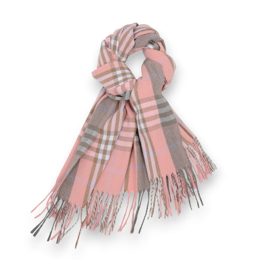 Anna-Kaci Women's Classic Plaid Cashmere-Feel Scarf with Fringed Edges 78.5¡Á24 Inches