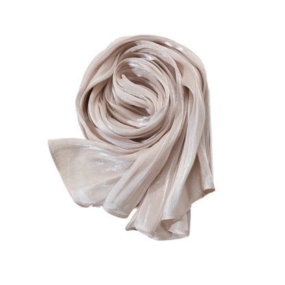 Anna-Kaci Women's Shimmer Scarf with Lightweight Silky Texture 70.8¡Á27.5 Inches