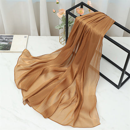 Anna-Kaci Women's Shimmer Scarf with Lightweight Silky Texture 70.8¡Á27.5 Inches