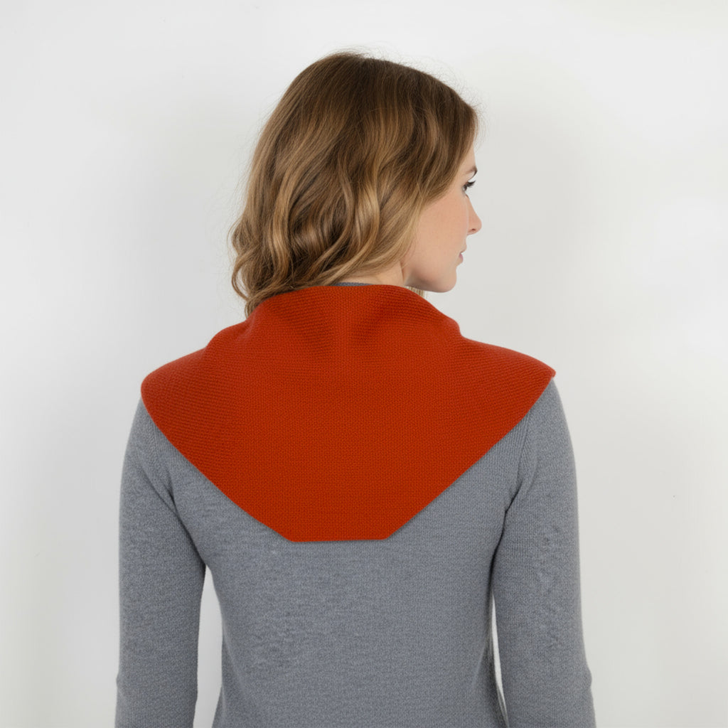 Anna-Kaci Women's Soft Knit Triangle Scarf Wrap Solid Decorative Shawl 43¡Á12.5 Inches