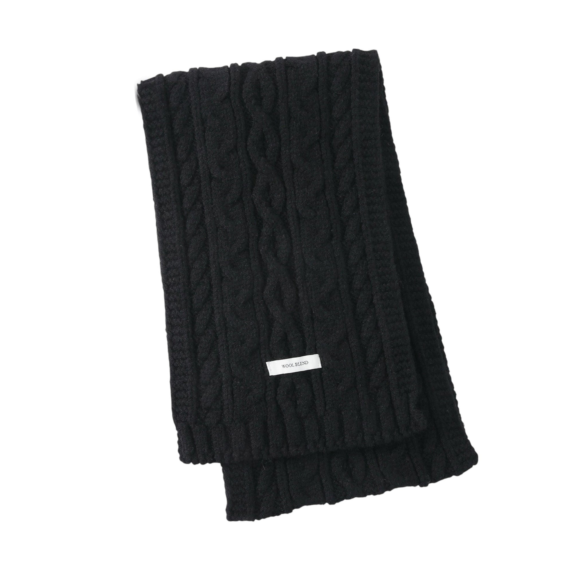 Anna-Kaci Women¡¯s Cable Knit Scarf with Soft Textured Wool-Blend Yarn and Classic Ribbed Edges for Warm Comfortable Layering in a Cozy Finish
