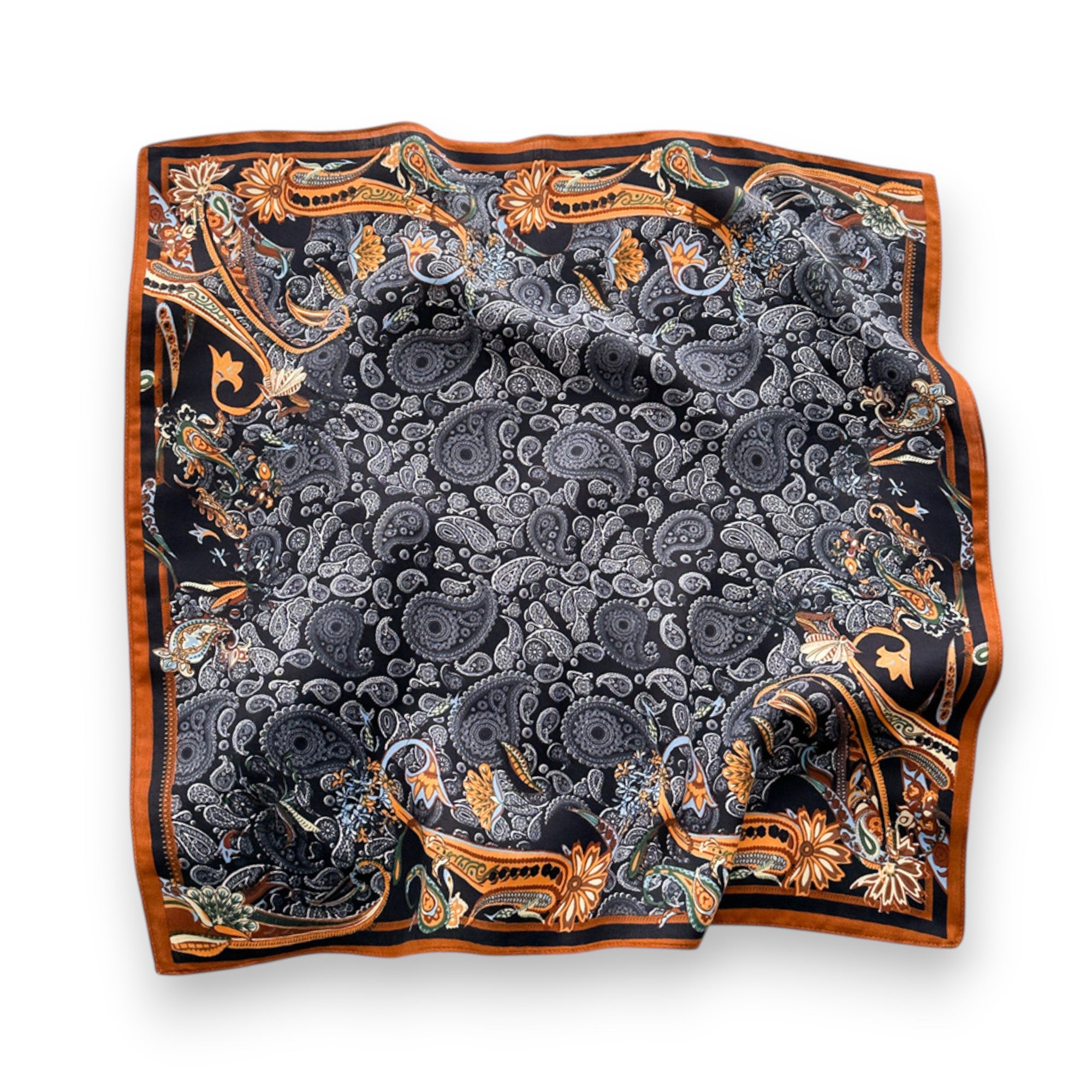 Anna-Kaci Women's Paisley Print Scarf with Classic Bohemian Design 27¡Á27 Inches