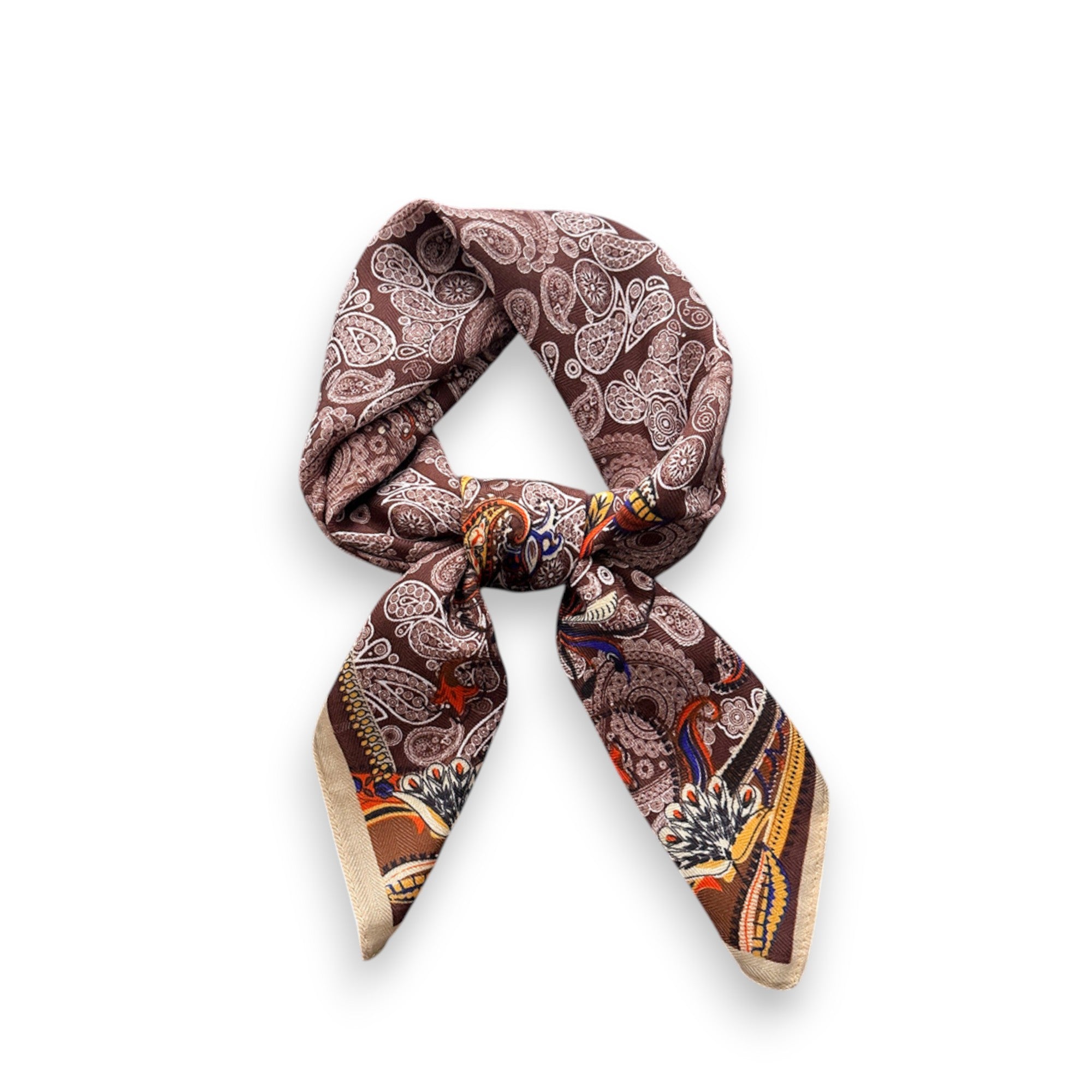 Anna-Kaci Women's Paisley Print Scarf with Classic Bohemian Design 27¡Á27 Inches