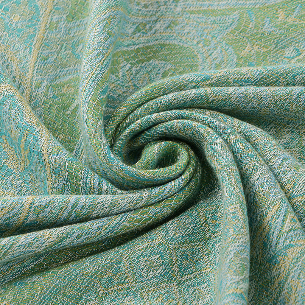 Anna-Kaci Soft Paisley Wrap Shawl with Fringe Lightweight Warm Oversized Scarf 72.5¡Á28 Inches
