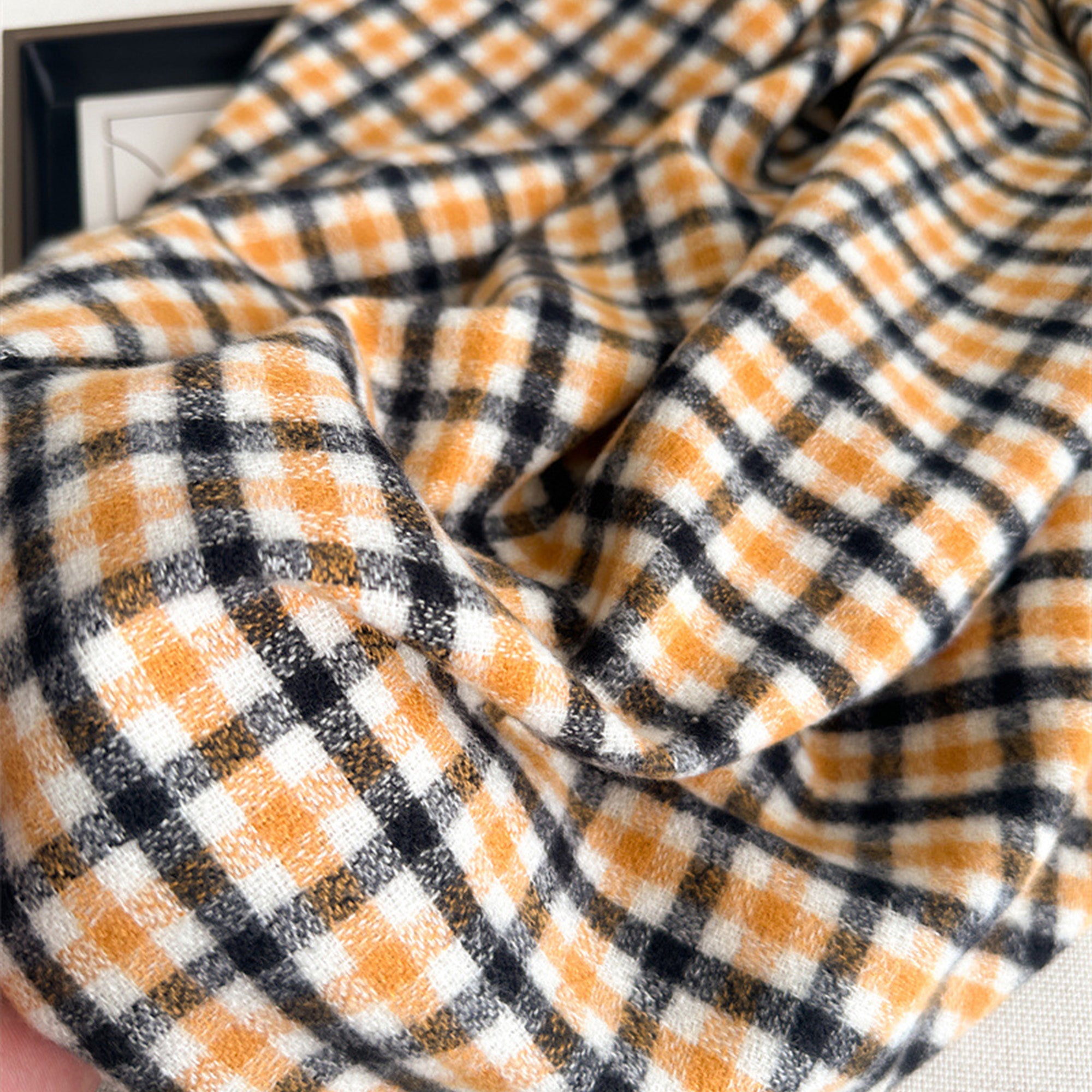 Anna-Kaci Plaid Winter Scarf Soft Cozy Woven Wrap with Fringe Edges 81¡Á26.5 Inches