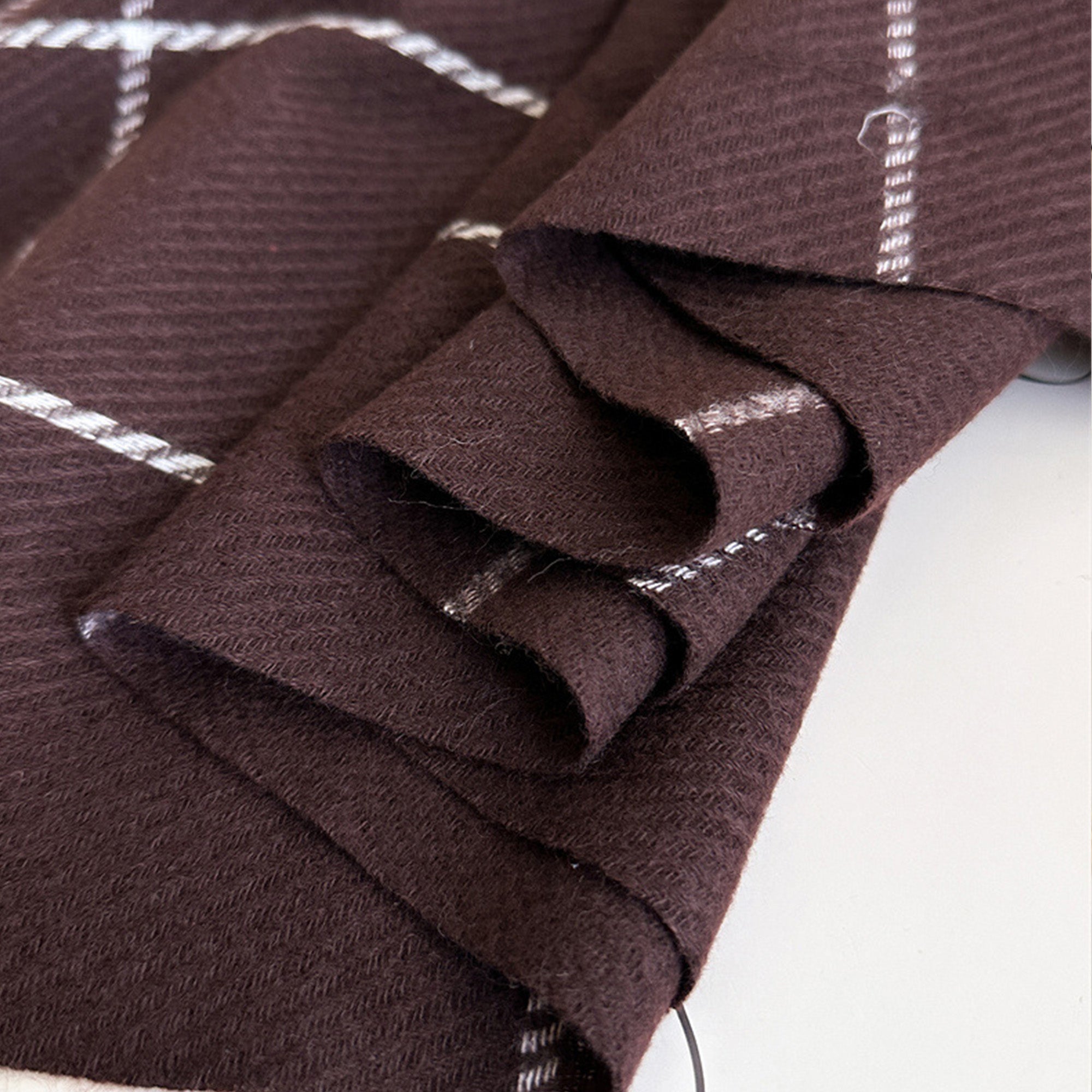 Anna-Kaci Plaid Winter Scarf Soft Warm Woven Long Shawl with Fringe Edges 78.5¡Á23.5 Inches
