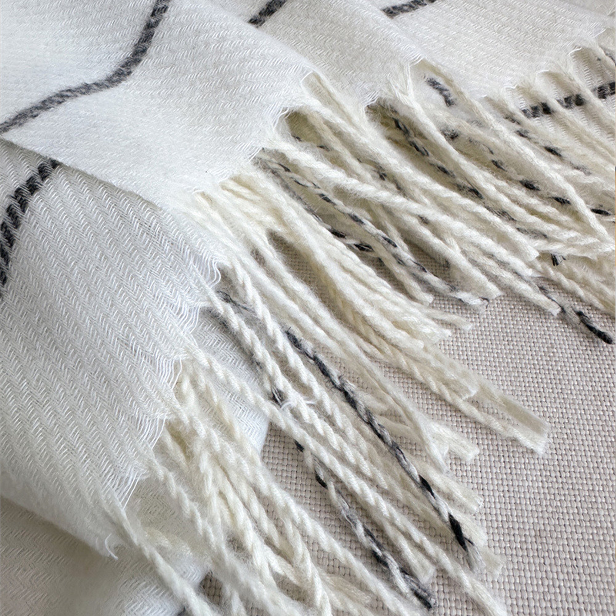 Anna-Kaci Plaid Winter Scarf Soft Warm Woven Long Shawl with Fringe Edges 78.5¡Á23.5 Inches