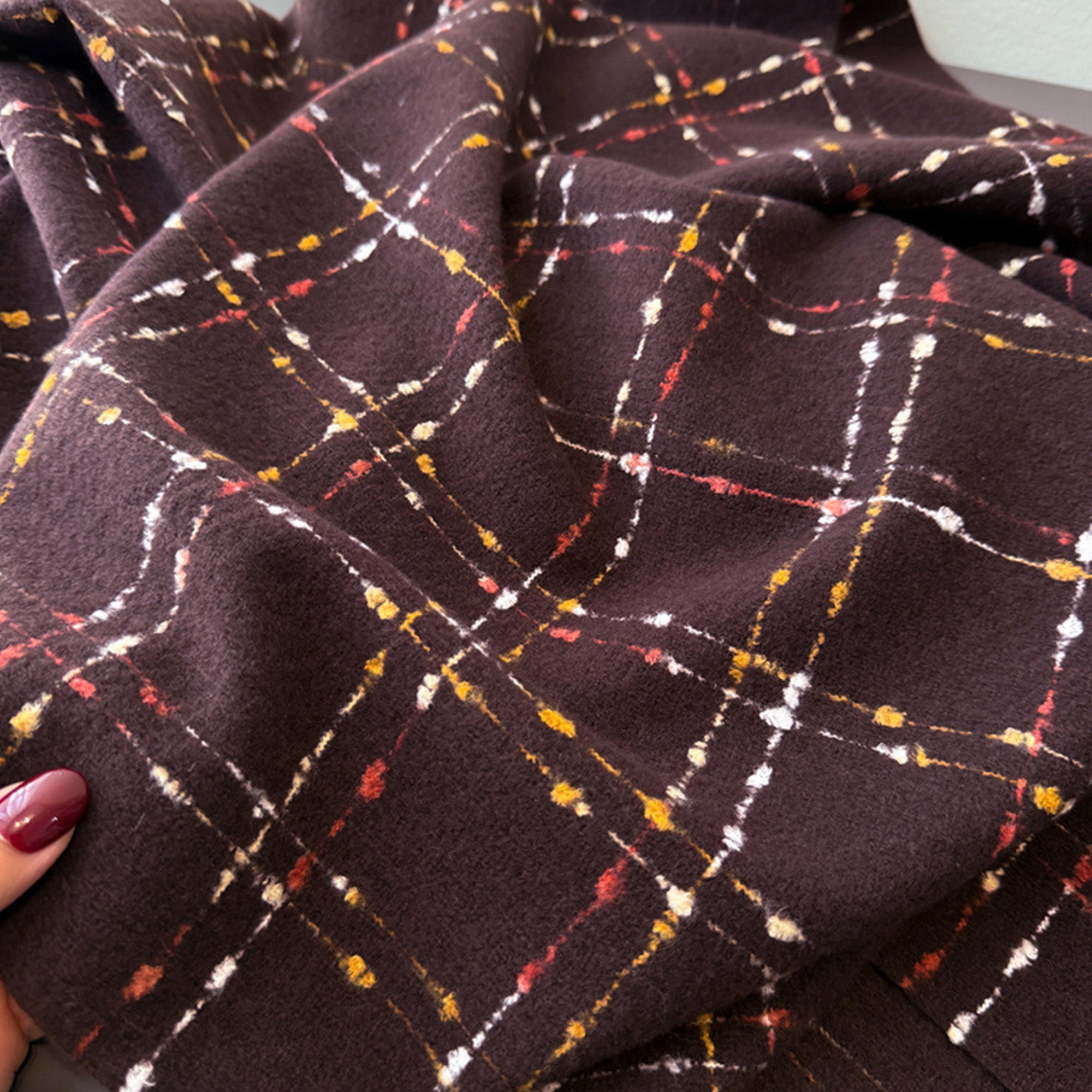 Anna-Kaci Winter Plaid Scarf with Lightweight Warm Fabric for Everyday Comfort 78.5¡Á26 Inches