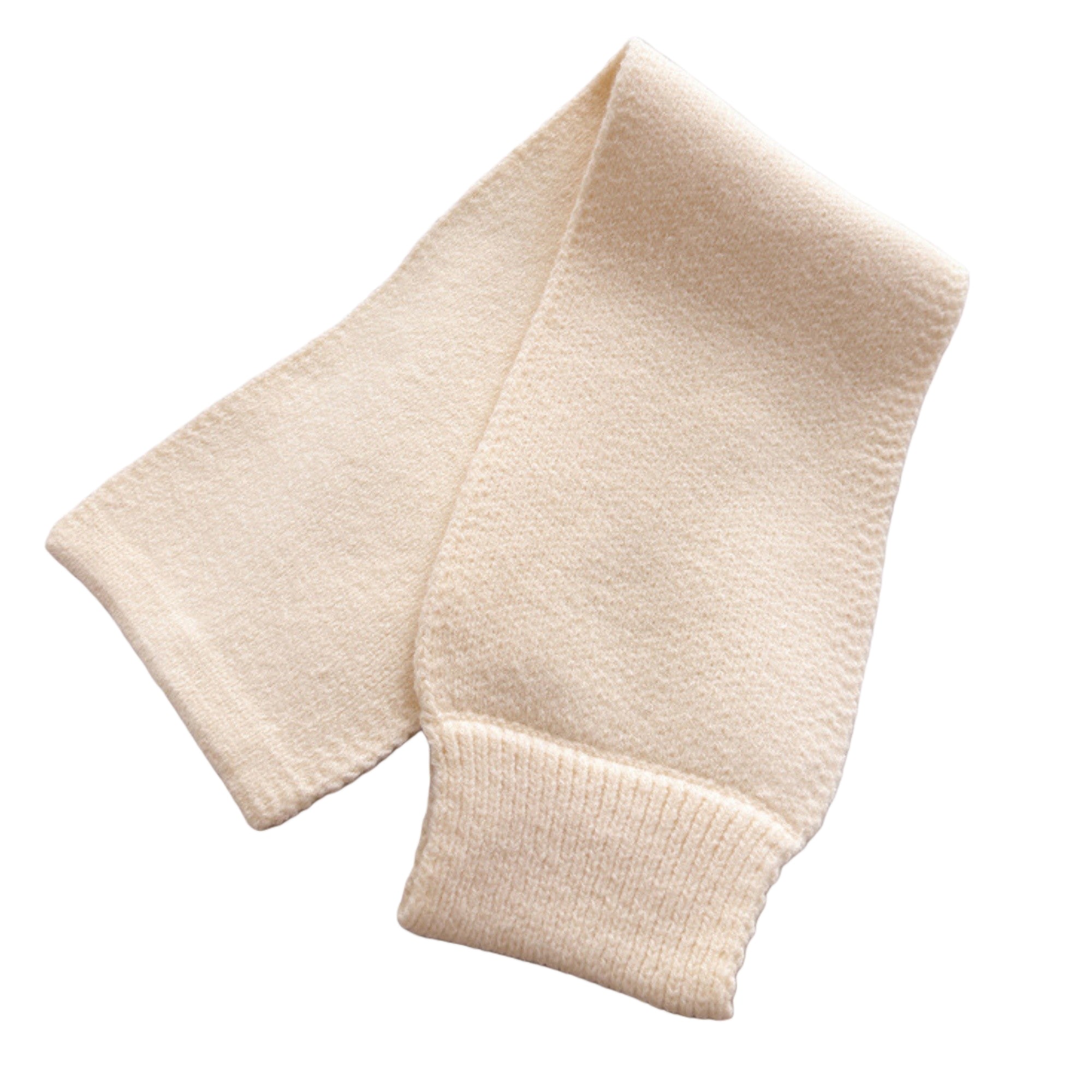 Anna-Kaci Women's Soft Knit Scarf with Pull-Through Loop Design, Cozy Textured Fabric and Easy Draped Styling for Everyday Wear 29.5x7in