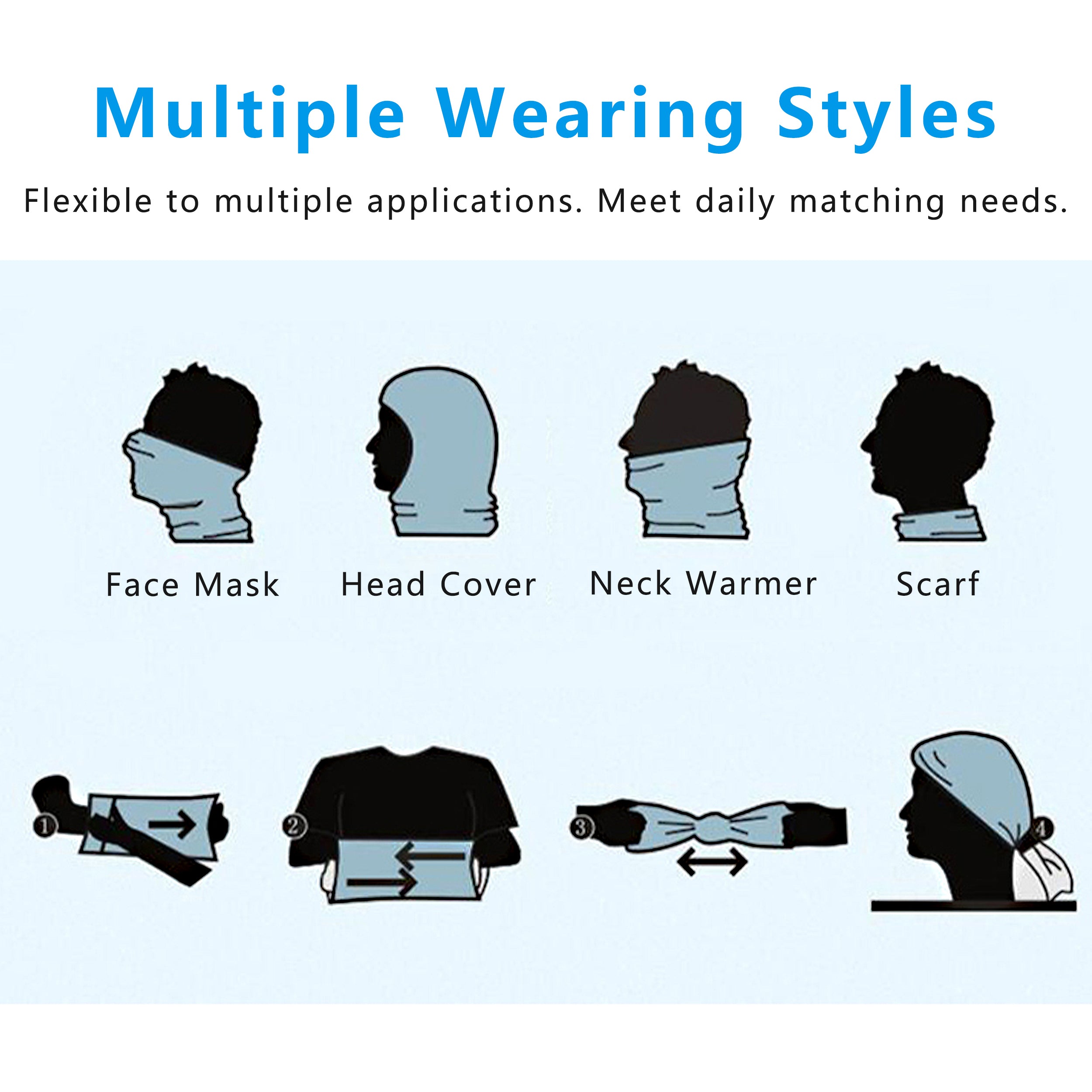 Anna-Kaci Winter Neck Warmer Gaiter Fleece Windproof Face Mask Neck Cover Cold Weather Outdoor Scarf for Men Women