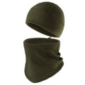 Anna-Kaci Winter Neck Warmer Gaiter Fleece Beanie Skull Cap Set Windproof Face Cover Unisex Cold Weather Outdoor Gear