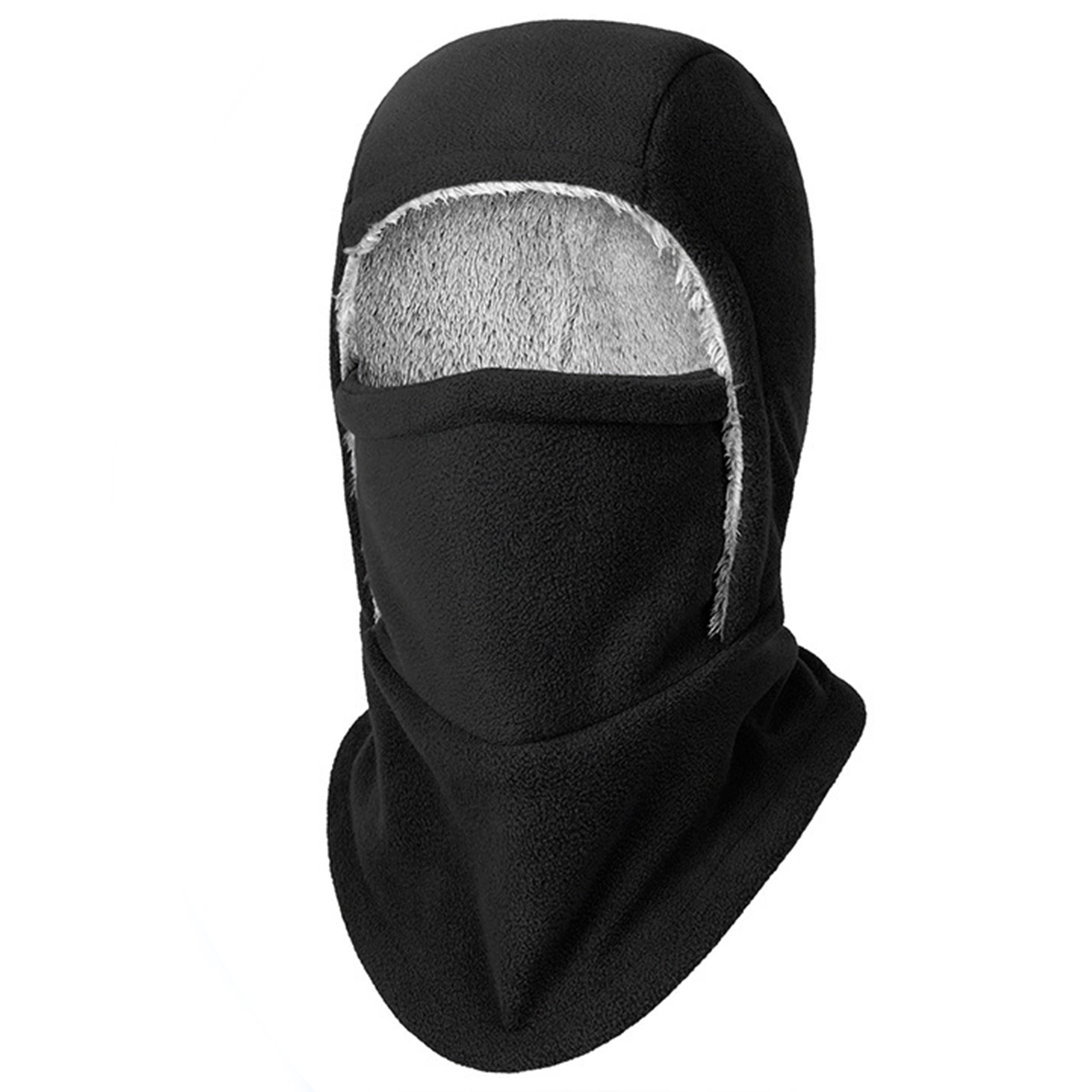 Anna-Kaci Winter Neck Warmer Gaiter Fleece Balaclava Hooded Windproof Ski Face Mask Head Cover Outdoor Activities Unisex