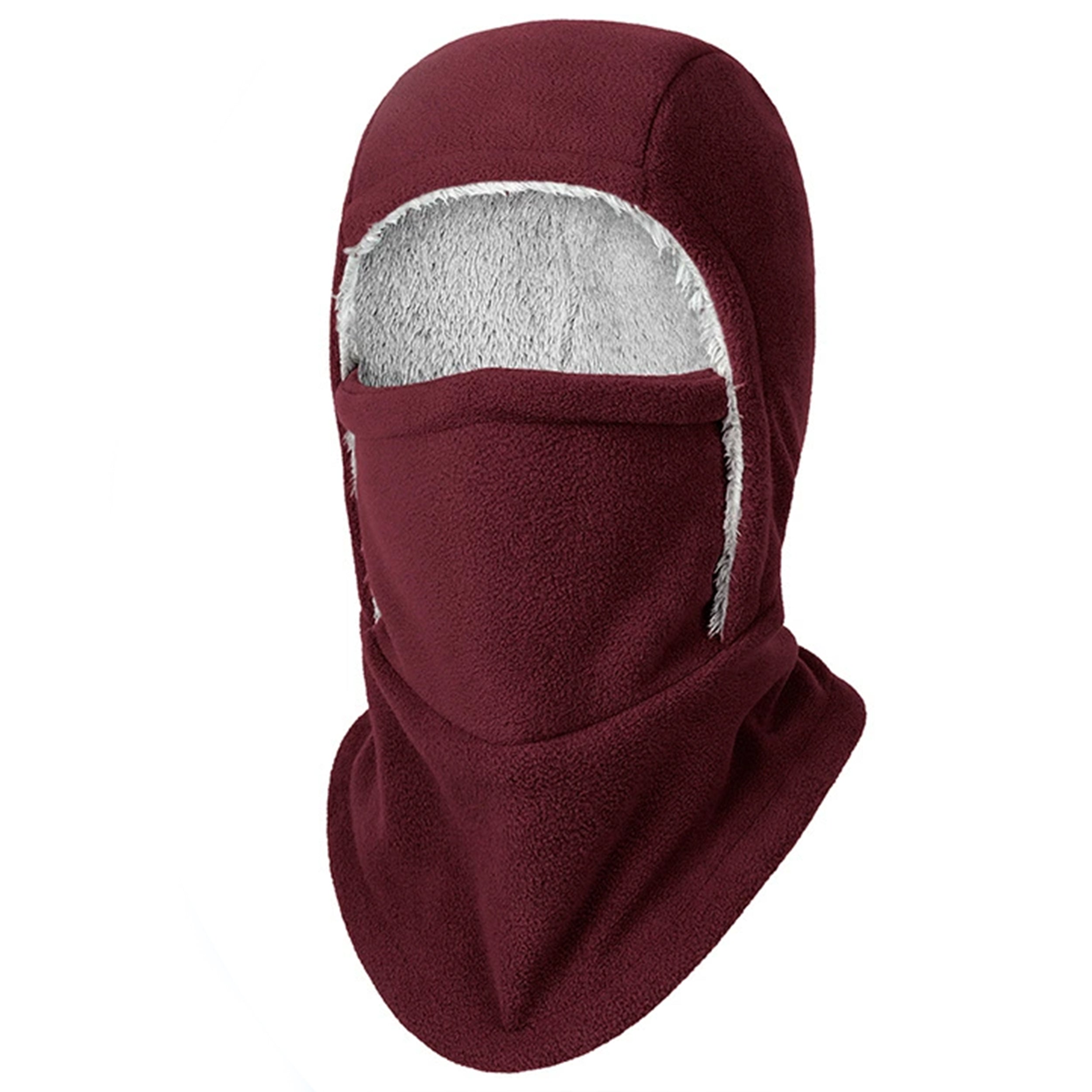 Anna-Kaci Winter Neck Warmer Gaiter Fleece Balaclava Hooded Windproof Ski Face Mask Head Cover Outdoor Activities Unisex