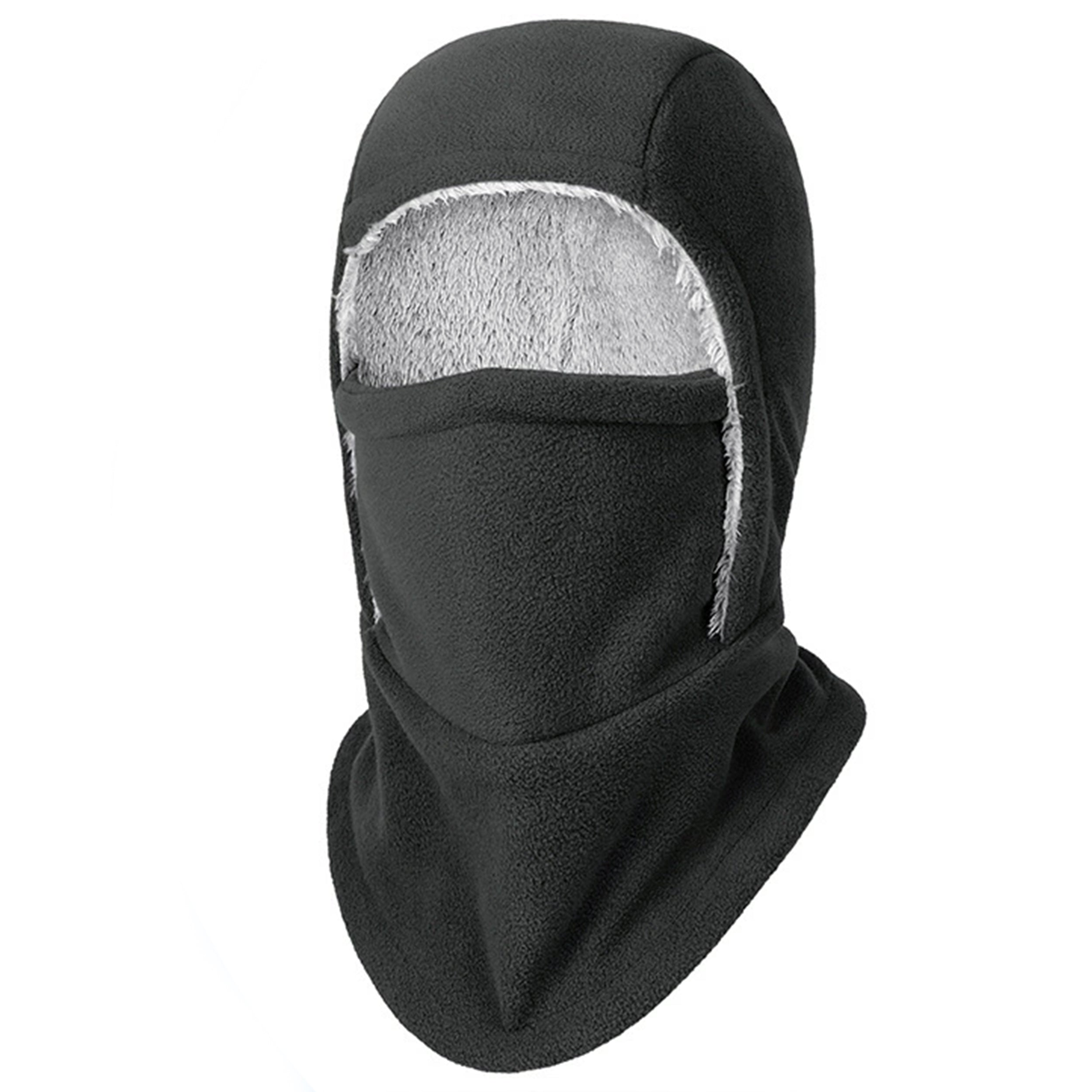 Anna-Kaci Winter Neck Warmer Gaiter Fleece Balaclava Hooded Windproof Ski Face Mask Head Cover Outdoor Activities Unisex