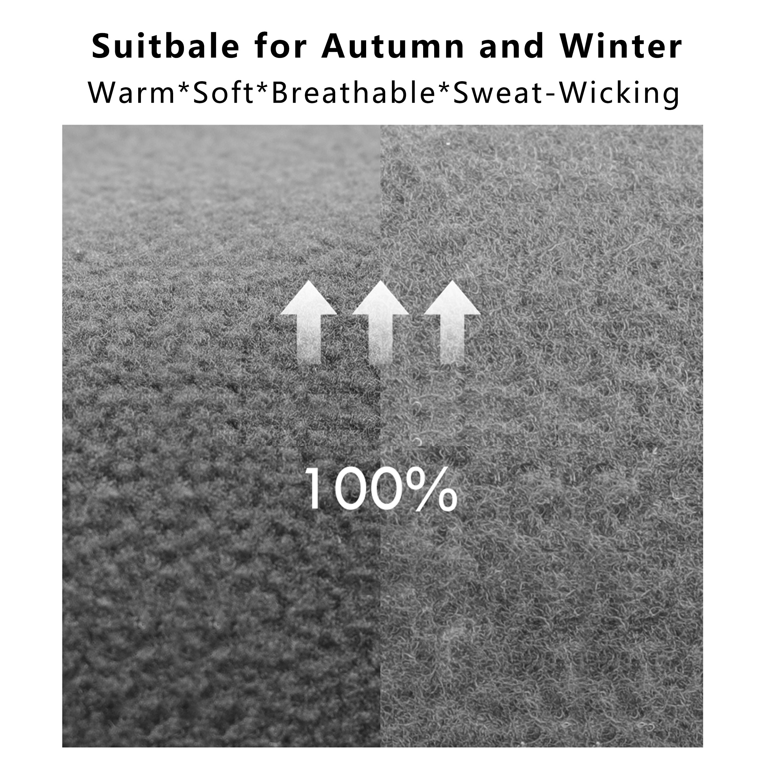 Anna-Kaci Winter Scarf Fleece Neck Warmer Solid Soft Windproof Lightweight Cold Weather Outdoor Gear for Women and Men