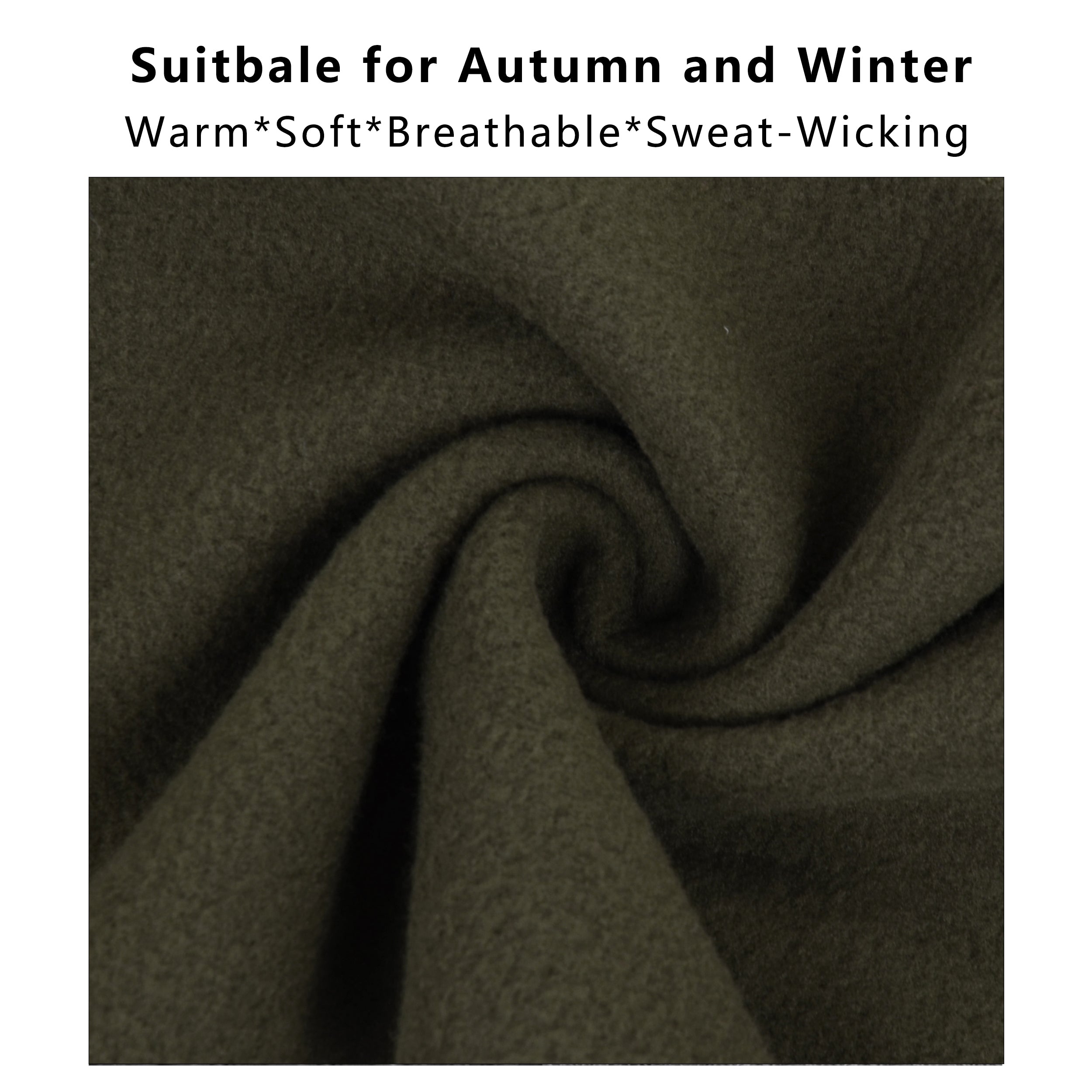 Anna-Kaci Winter Scarf Fleece Neck Warmer Solid Soft Windproof Lightweight Cold Weather Outdoor Gear for Women and Men