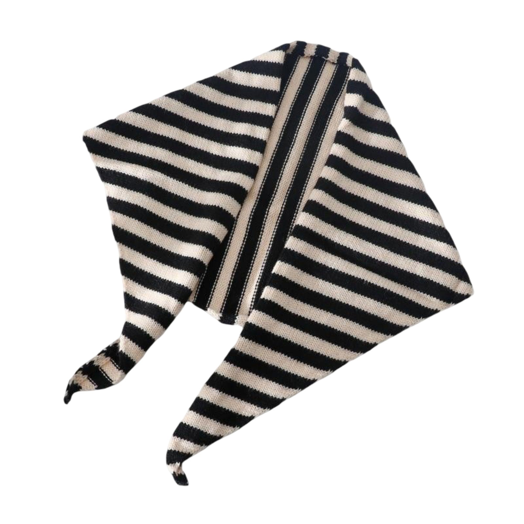 Anna-Kaci Striped Knit Scarf Lightweight Soft Stretch Fabric for Easy Styling 43.5¡Á15 Inches