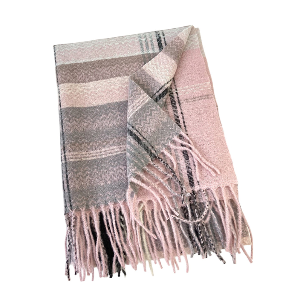Anna-Kaci Plaid Pattern Soft Woven Winter Scarf with Cozy Texture 71¡Á24.8 Inches