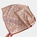 Anna-Kaci Women's Paisley Print Satin Square Scarf with Smooth Finish and Neatly Rolled Edges 26.7x26.7in