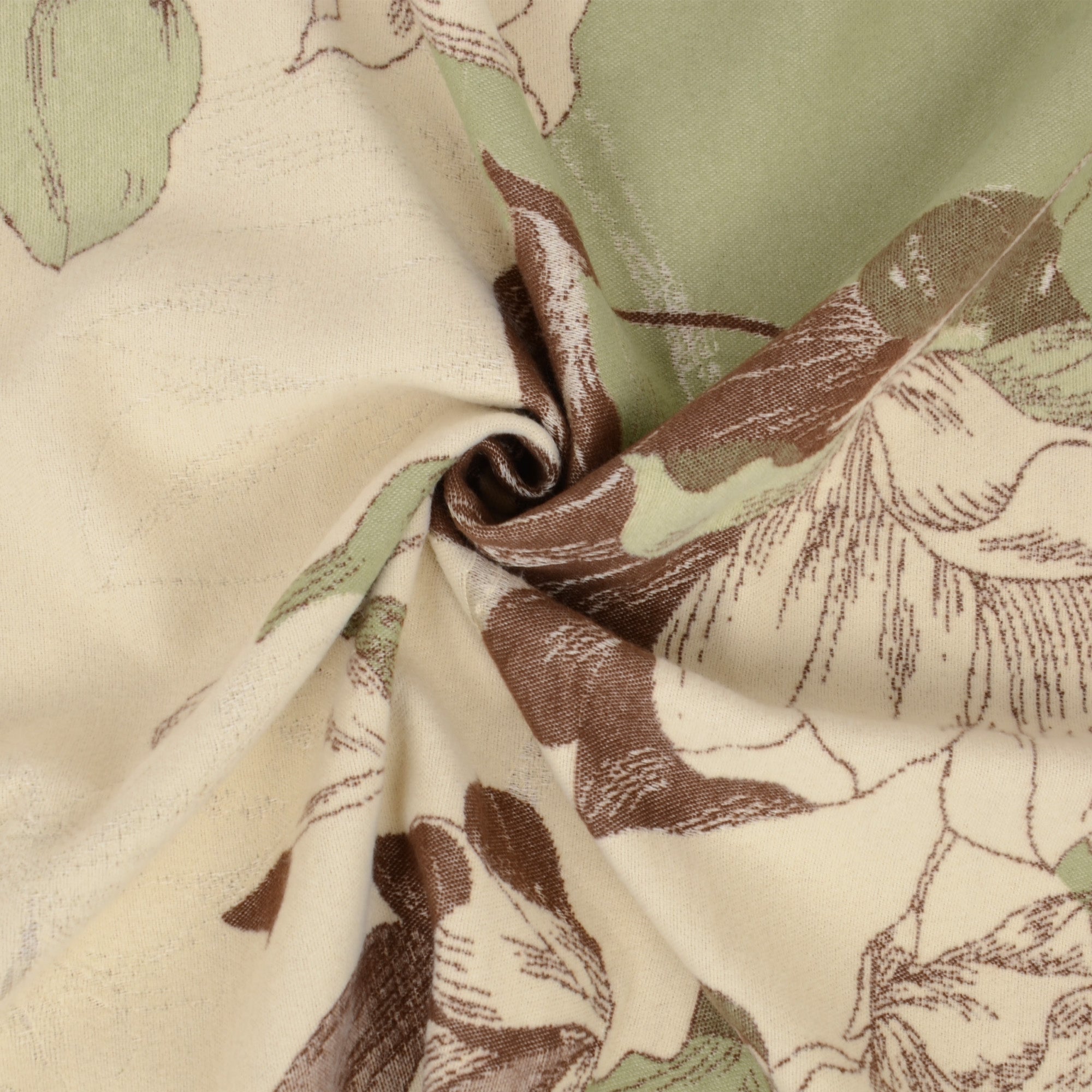 Anna-Kaci Womens Reversible Jacquard Knit Warm Scarf with Floral Pattern