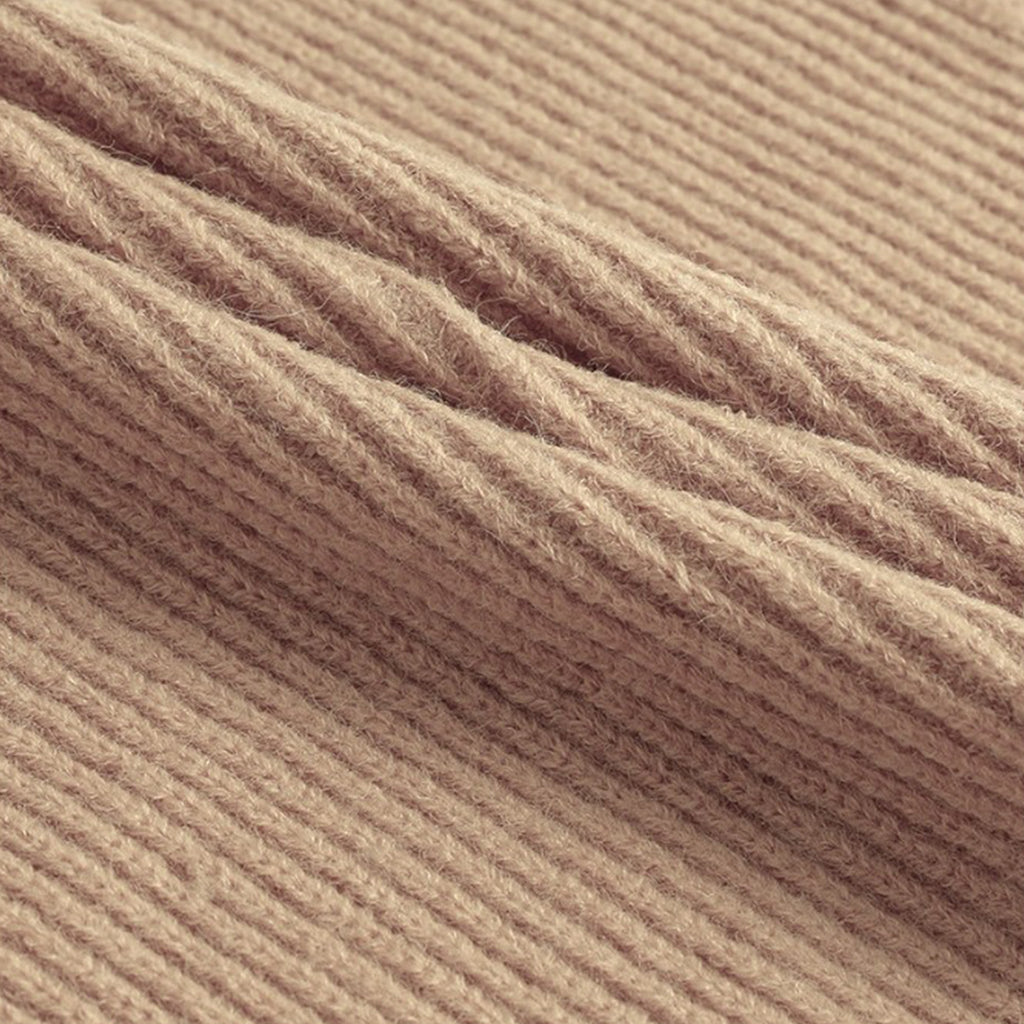 Anna-Kaci Solid Knit Button Neck Warmer Soft Stretch Winter Collar Scarf