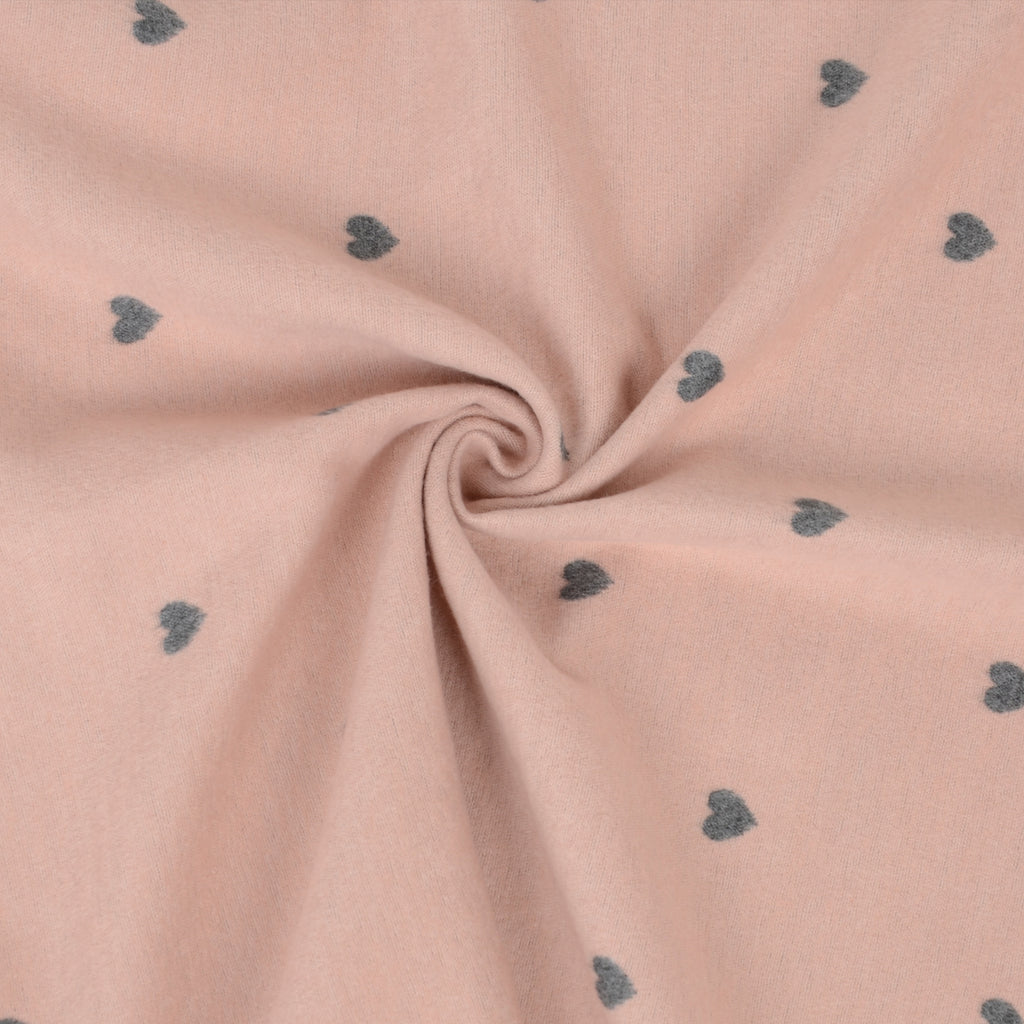 Anna-Kaci Heart Pattern Reversible Warm Valentine Scarf Soft Double Sided Winter Wrap