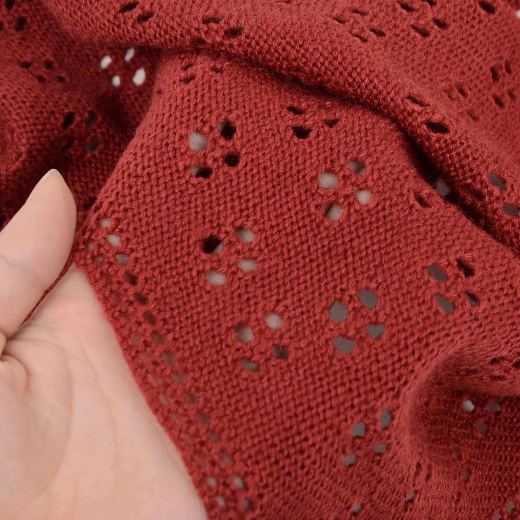 Anna-Kaci Womens Knitted Wool Triangle Scarf Soft Lightweight Layering Shawl 17.5¡Á51 Inches