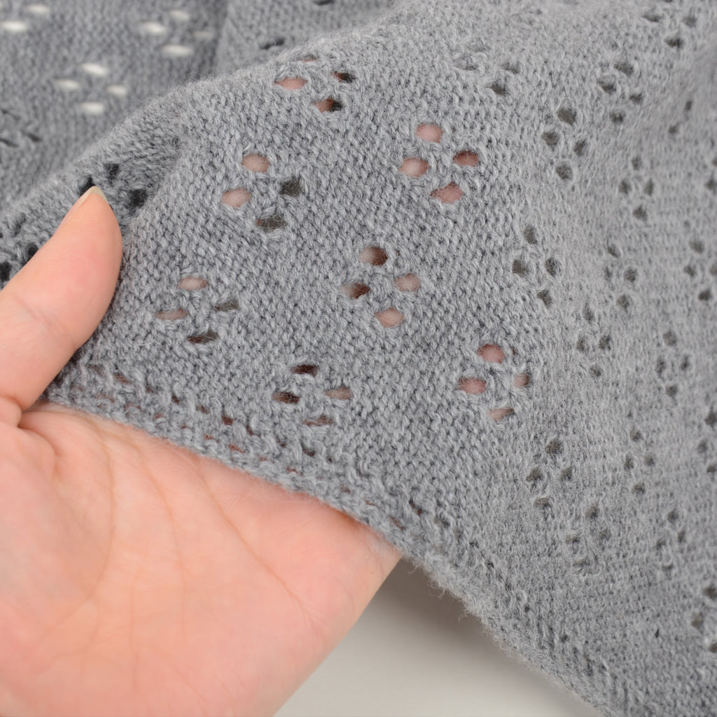 Anna-Kaci Womens Knitted Wool Triangle Scarf Soft Lightweight Layering Shawl 17.5¡Á51 Inches
