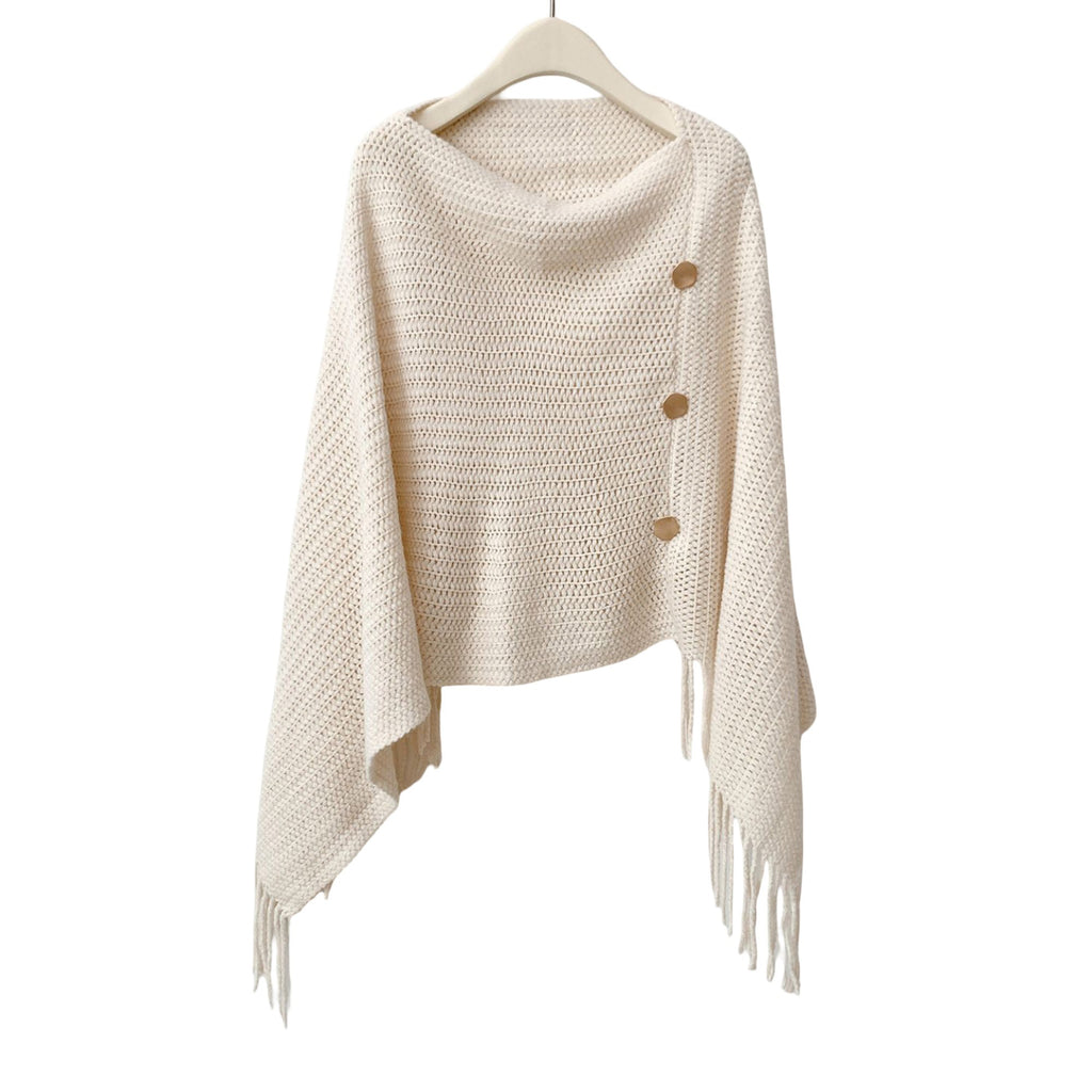 Anna-Kaci Womens Solid Knit Scarf Shawl Wrap with Fringe Hem