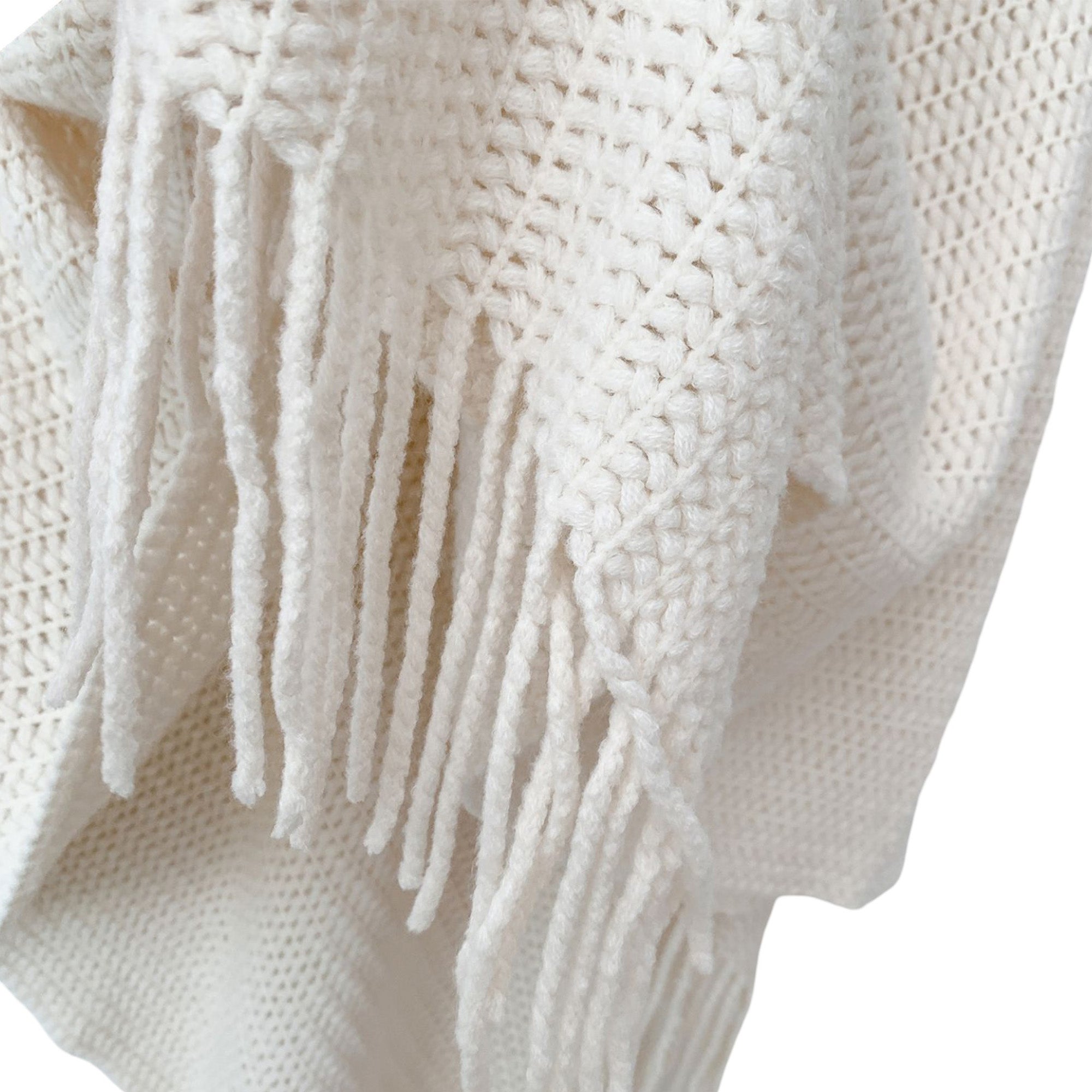 Anna-Kaci Womens Solid Knit Scarf Shawl Wrap with Fringe Hem
