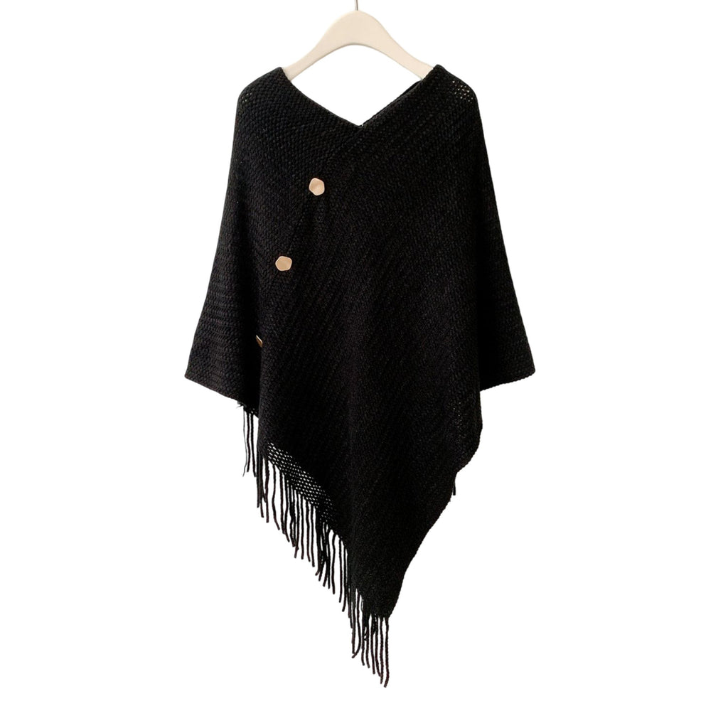 Anna-Kaci Womens Solid Knit Scarf Shawl Wrap with Fringe Hem