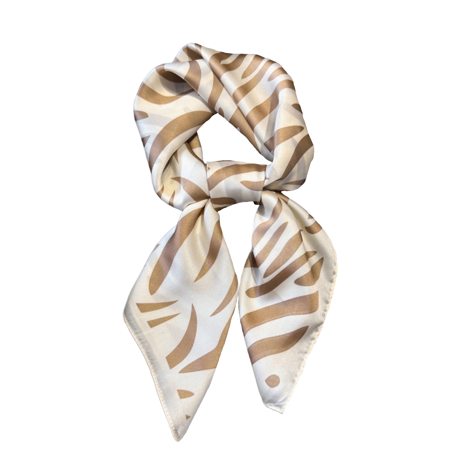 Anna-Kaci Womens Zebra Print Square Scarf Soft Fashion Accessory 27.5¡Á27.5inches