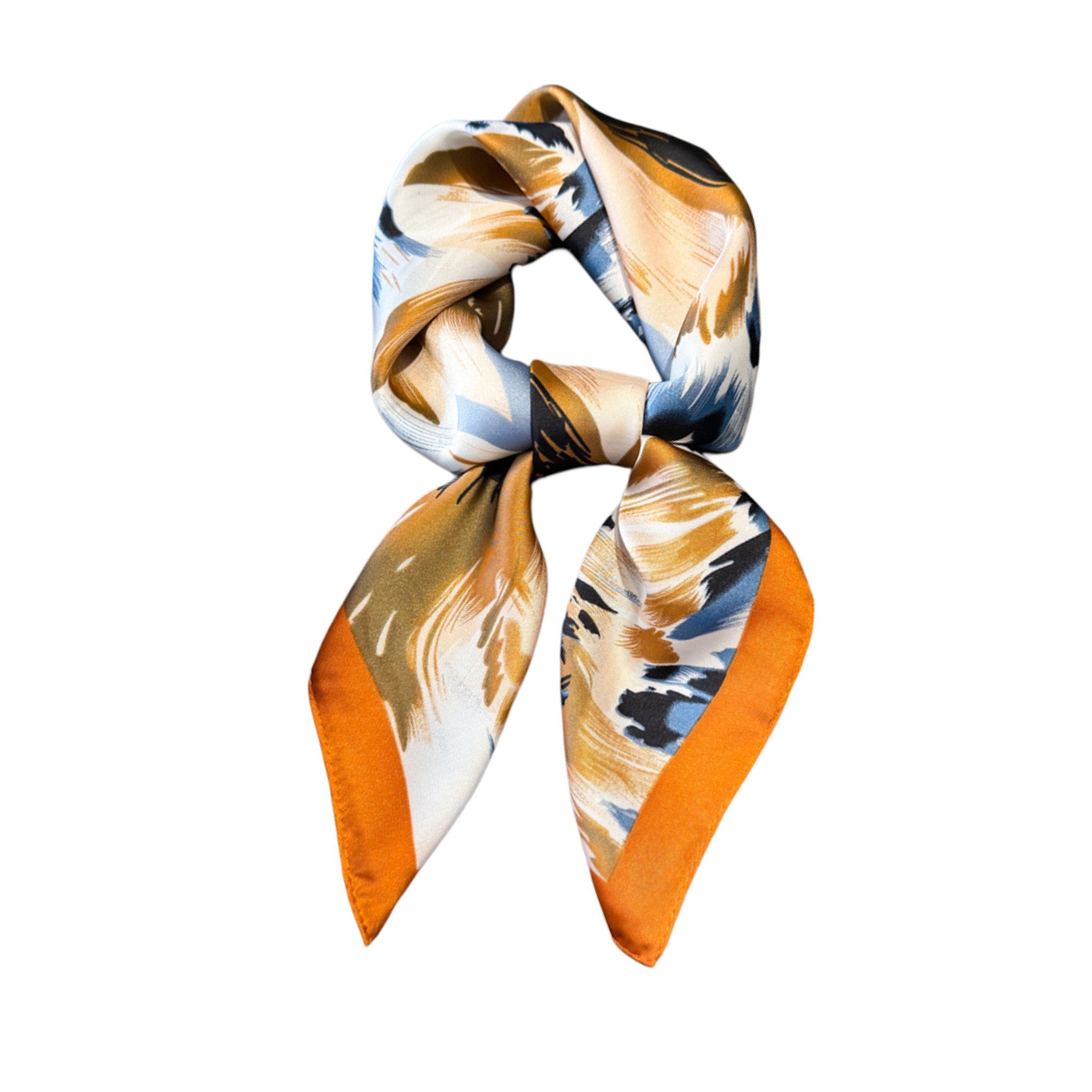 Anna-Kaci Womens Square Scarf with Abstract Floral Print 27.5¡Á27.5inches