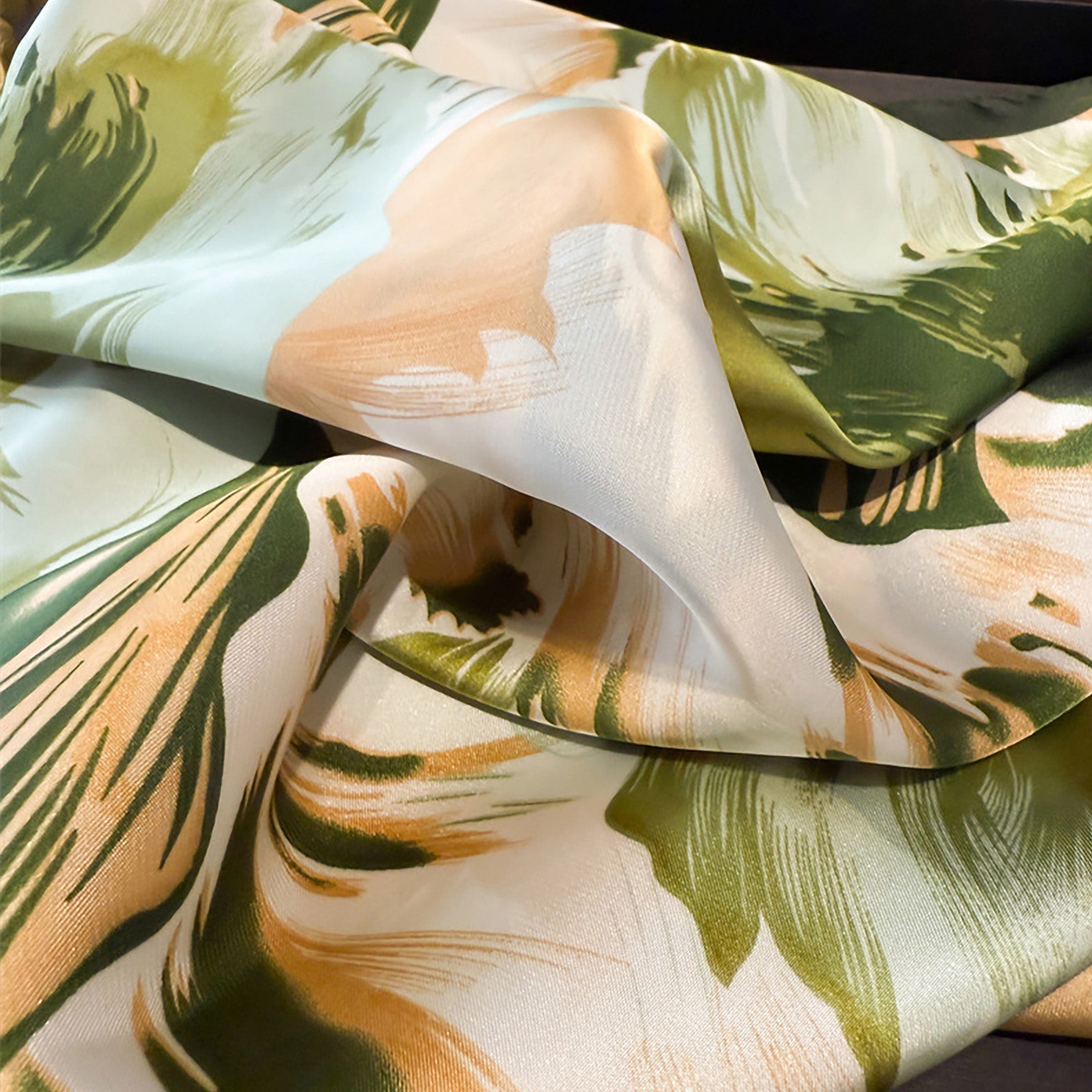 Anna-Kaci Womens Square Scarf with Abstract Floral Print 27.5¡Á27.5inches