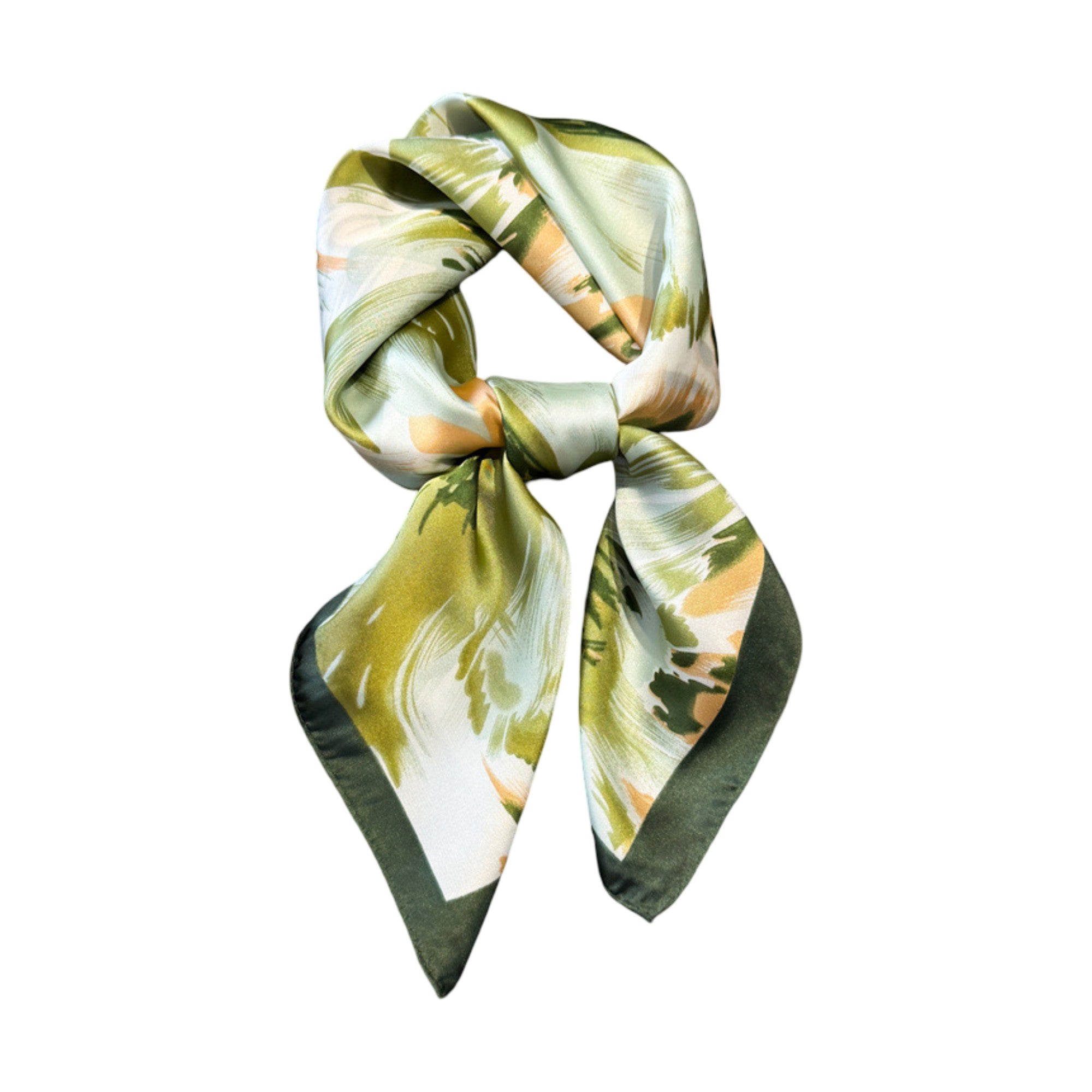 Anna-Kaci Womens Square Scarf with Abstract Floral Print 27.5¡Á27.5inches