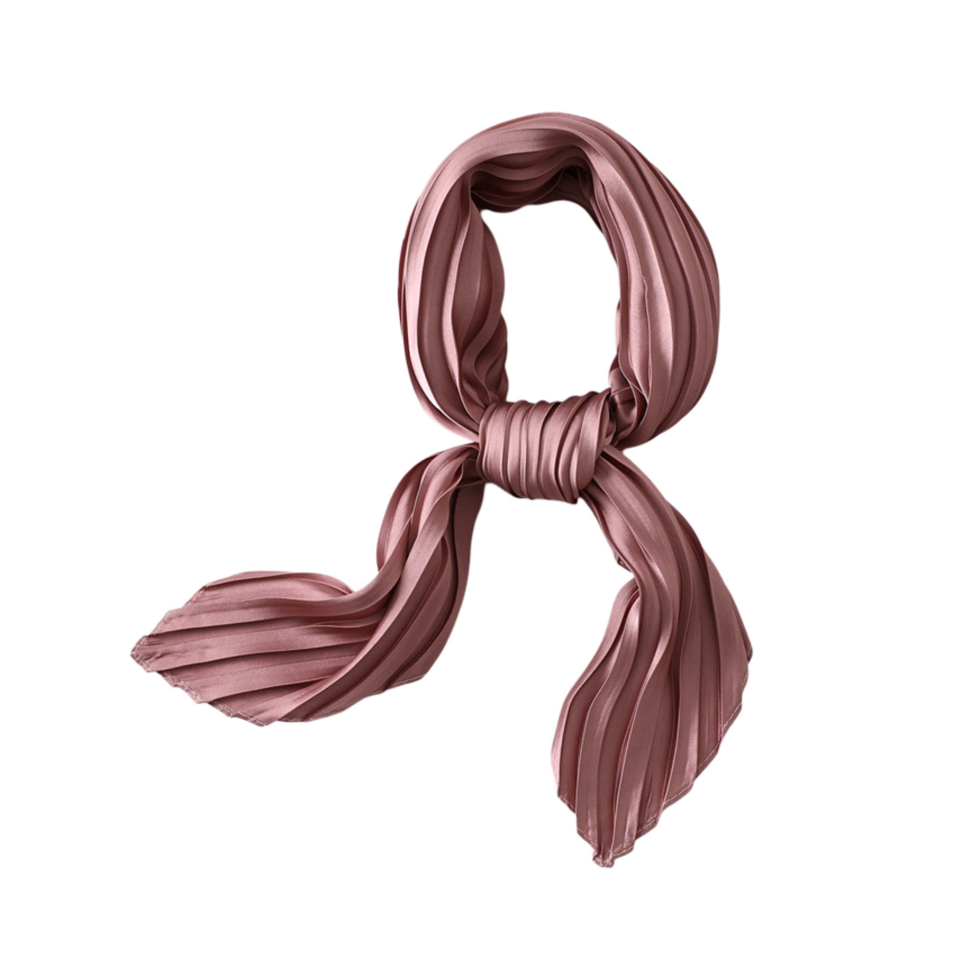 Anna-Kaci Womens Pleated Satin Scarf Soft Elegant Accessory 26.8¡Á21.6inches