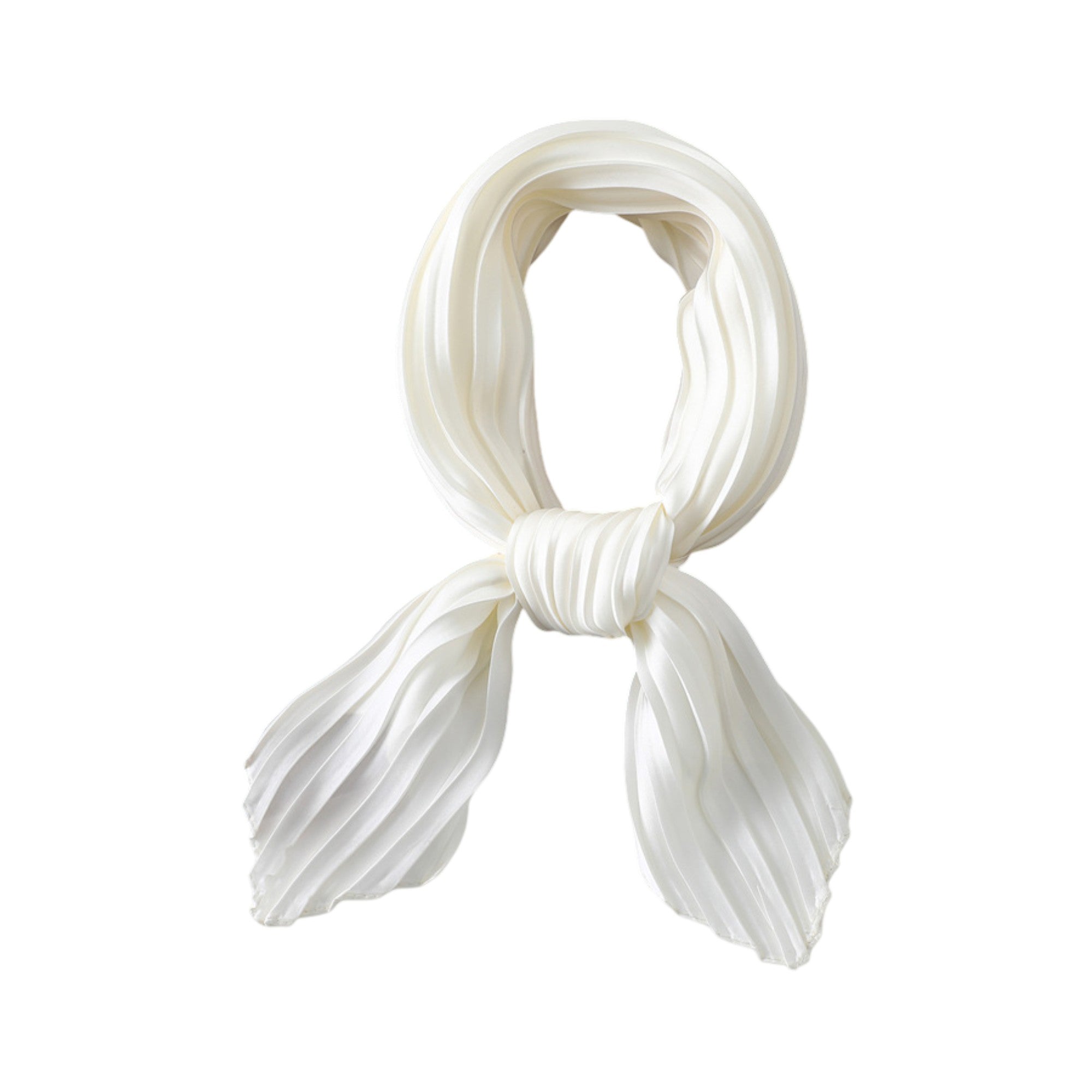 Anna-Kaci Womens Pleated Satin Scarf Soft Elegant Accessory 26.8¡Á21.6inches