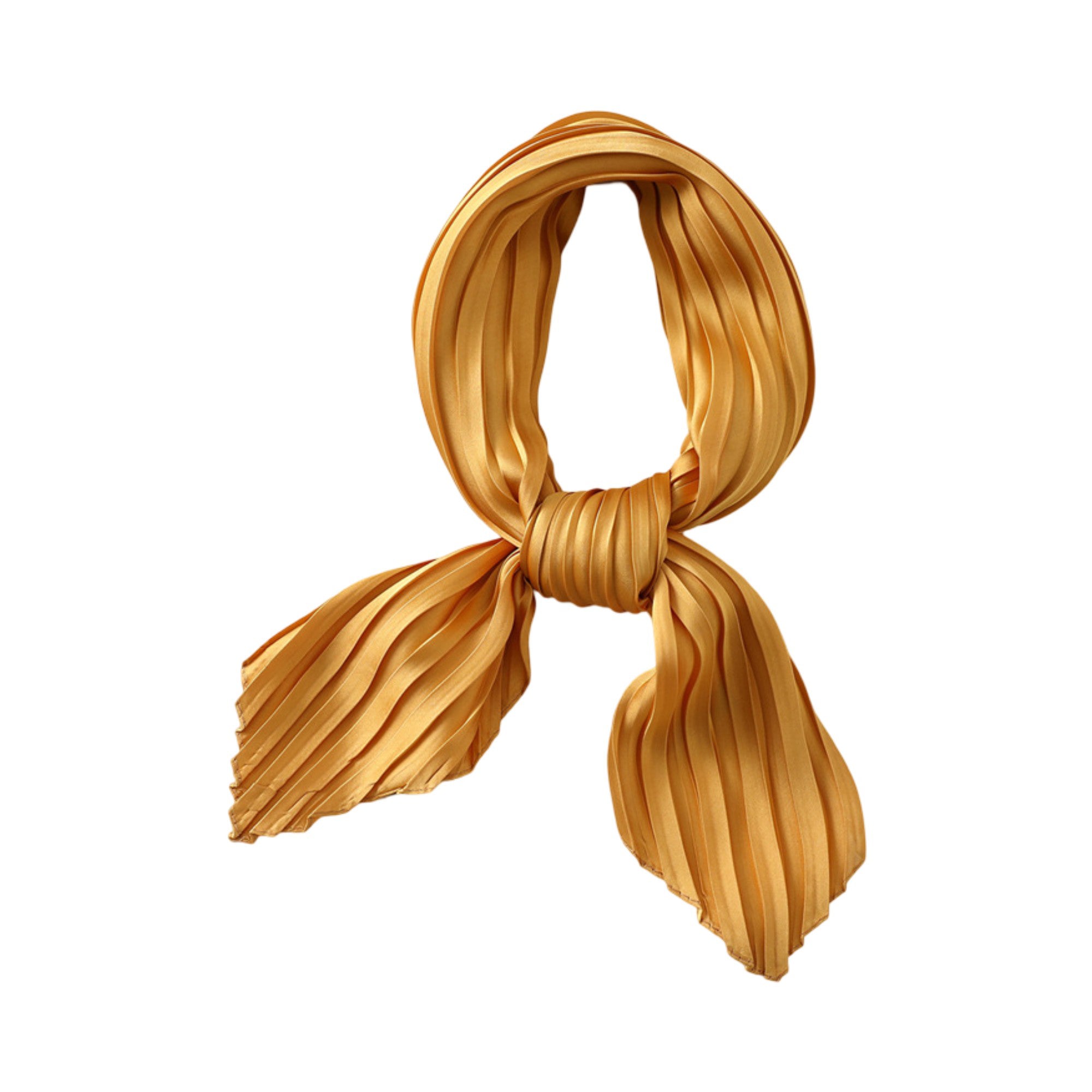 Anna-Kaci Womens Pleated Satin Scarf Soft Elegant Accessory 26.8¡Á21.6inches