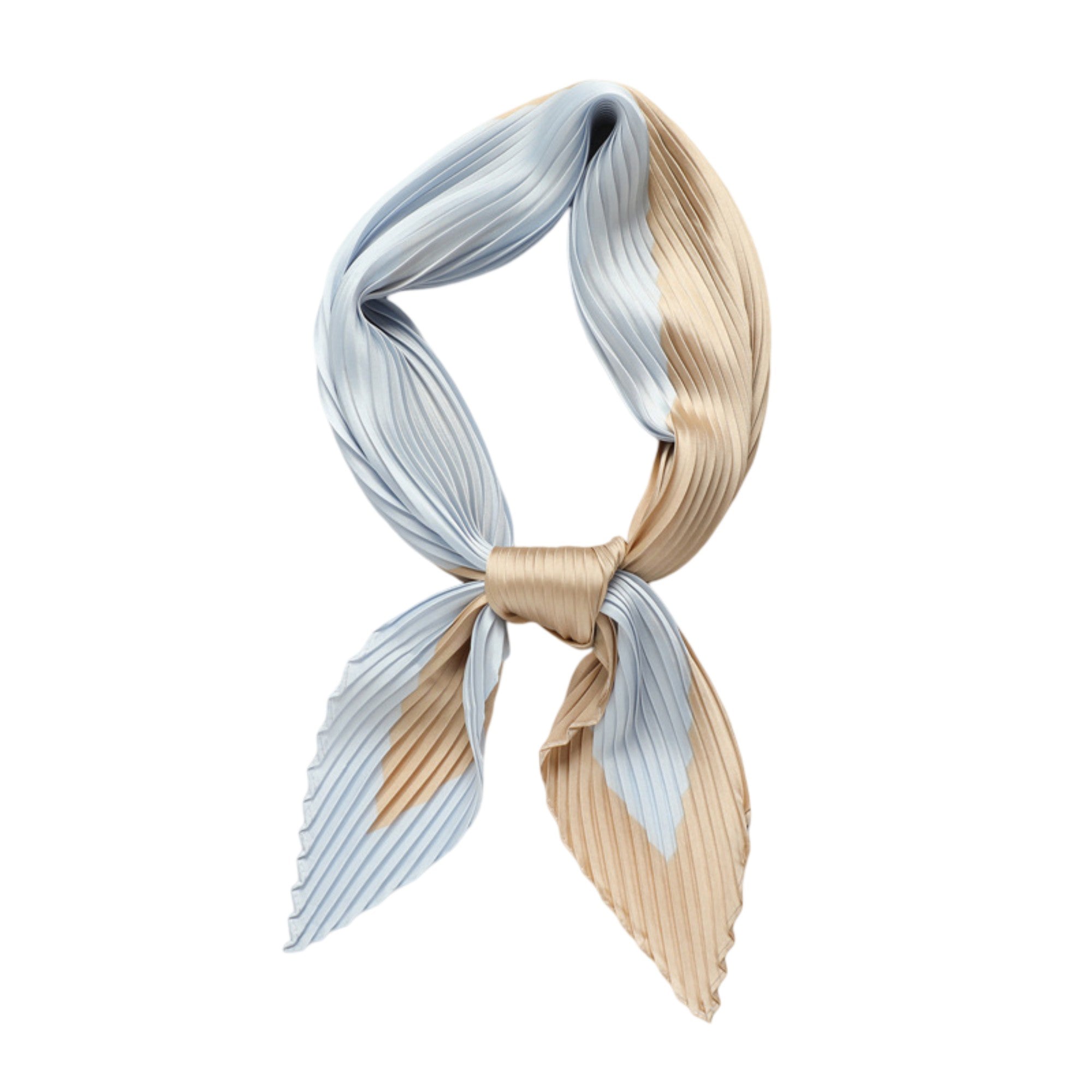 Anna-Kaci Womens Pleated Satin Scarf Soft Square Fashion Accessory 26.8¡Á21.6inches